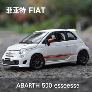 Phiat ABARTH 1: 24 Fiat ABARTH ABARTH Fiat 500 Racing Car Simulation Alloy Car Model