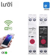 Cầu Dao Thông Minh WiFi Ewelink TONGOU 1P+N 63A 110V 220V Tích Hợp Đo Điện Năng Và Hẹn Giờ Cho Bảo V