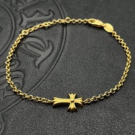 Bracelet Bracelet/22K Gold Cross Thin Exquisite Bracelet