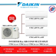 DAIKIN MULTI-SPLIT AIR COND INVERTER MKC-70SVM  3.0HP + 1 UNIT 1.0 HP CTKC25+ 1 UNIT 1.5 HP CTKC35 + 1 UNIT 2.0HP CTKC50