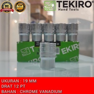 MATA Tekiro Socket Bit 19 mm 1/ 2 Inch 12 PT Socket Wrench Hand Socket TEKIRO Socket Wrench Bit 19 m