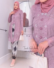 SET TUNIK KUTU BARU PAYET~KEBAYA PESTA MODERN BUSUI~ATASAN BROKAT