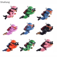 SKMY Kawaii Resin Frogman Aquarium Ornaments Interesg Floag Decoration Simulated Mini Diver Fish  Aquarium Accessories SKK