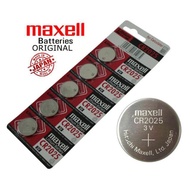 5pcs for pack ORIGINAL MAXELL BATTERY CR2032,CR2016,CR2025