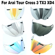 For Arai Tour Cross 3 Cross3 TX3 XD4 Helmet Visor Shield Plating Helmet Photochromatic Lens Wind Helmet Tinted  Anti Fog