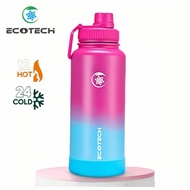 ECOTECH 32oz Purple&Blue Gradient Thermos 304 Stainless Steel Liner Water Bottle Thermos