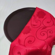 Anti-slip Tray Red Cloth Set Rectangular Etiquette Tray Award Opening Ribbon-cutting Tray Cloth Red 