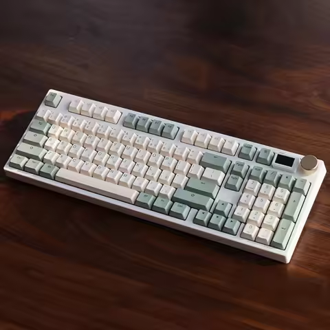 Keydous NJ98-CP magnetic axis keyboard e-sports adjustable key path wireless Bluetooth fast trigger 