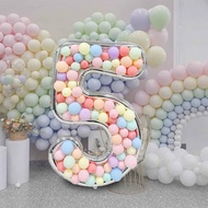 65inch Big Foil Number Balloon Stand Filling Frame DIY Baby Shower Birthday Letter Alphabet Mosaic A