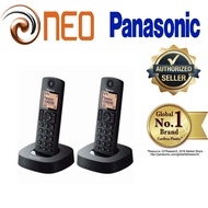 PANASONIC CORDLESS DECT PHONE /TWIN HANDSET/BLACK