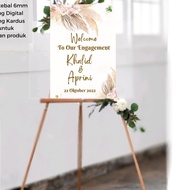 Standing Dutch teak wood 120x60 wooden photo frame/ photo frame acrylic frame