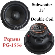 PROMO / TERMURAH Subwoofer 15 Inch Pegasus PG-1556 Double Coil Pegasus