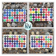 OIL STICKER OIL LABEL/ ESSENTIAL OIL BOTTLE STICKER/
