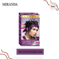 Miranda Hair Color Rose purple MC-13 (30ML) + 10ml | Hair dye|Miranda Hair Dye |Hair Dye