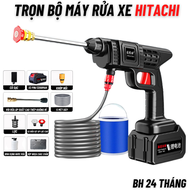 Máy Rửa Xe Pin 199V HITACHI Máy Rửa Xe Áp Suất Mạnh Hitachi 199V hàng nhập khẩu Pin 45000mAH Siêu Tr