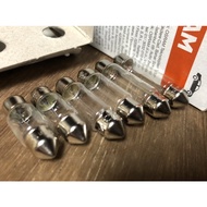 OSRAM 12v Double Tip Bulb 10x31 10W 10X36 5W C5W 10x41 10W Made In Italy