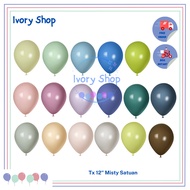12 inch TX Latex Balloon Misty Color 12" Balloon Unit Tongxuan
