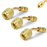 3件A2L R-32 R-454B 适配器1/4" Left-H Female to 1/4" Right