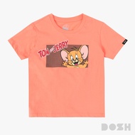 DOSH KIDS T-SHIRTS TOM AND JERRY เสื้อยืดคอกลมเด็ก DTJBT5002-OR (4-12)