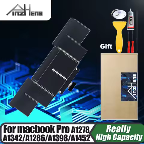 PINZHENG Laptop Battery For Macbook Pro 13'' 15'' A1278 A1286 A1342 A1398 A1452 A1321 A1322 A1331 A1