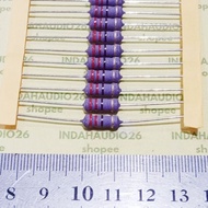 UNGU PURPLE 220R 1W 5% copper feet resistor 220 r 1 watt 220 ohm 1 w 1watt 5 percent 220r 1w