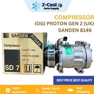 Compressor Aircond Original Sanden Proton GEN 2 UK ( SANDEN/ PATCO ) 6PK SD7H15 8146