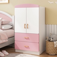 2 Door Wardrobe with drawer Cupboard Storage Cabinet Wooden Home Furniture Almari Baju kayu Almari Pakaian Kabinet Baju