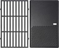 Denmay 7637 44.5 cm Cooking Grate & Grill Plate for Weber Spirit I & II 200 Series (with Front Contr