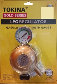 GOLD GASUL WITH GAUGE LPG REGULATOR