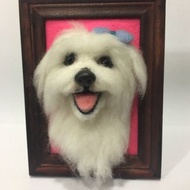 半立體羊毛氈擬真寵物相架