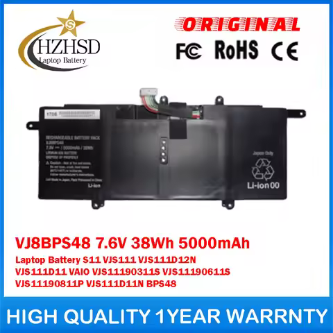 VJ8BPS48 7.6V 38Wh Genuine Original Laptop Battery For SONY S11 VJS111 VJS111D12N VJS111D11 VAIO VJS
