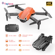 Pro2 E99 K3 RC Mini UAV 4K กล้องถ่ายรูปคู่ WIFI เฮลิคอปเตอร์ถ่ายภาพทางอากาศ FPV ของเล่น UAV โดรนพับเก็บได้