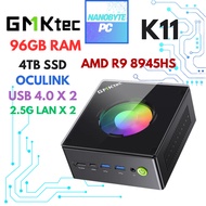 GMKtec K11 AMD R9 8945HS Windows Mini PC 96GB DDR5 RAM 2TB SSD Gaming PC Gaming Computer Desktop CPU