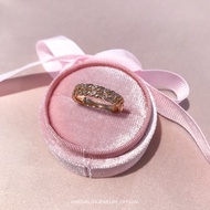 Gold Stone Combination Marquise Ring