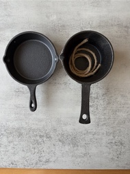 耐用乾燒鑄鐵盆 鑄鐵小鍋 可燒鼠尾草 聖木 碳餅 樹脂 薰香爐