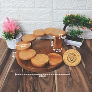 Sushi Wooden Ladder Sushi Place Round Sushi Rack 8 Tiers