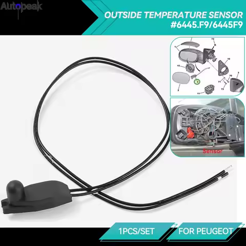 Car Outside Outdoor Transit Air Temperature Sensor 6445F9 Fit for PEUGEOT 206 207 208 306 307 407 Ci