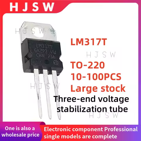 10-20-30-40-50-100PCS NEW quality LM317 LM317T Voltage Regulator 1.2V to 37V 1.5A TO-220 three-end v