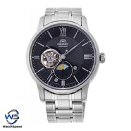 Orient RA-AS0008B RA-AS0008B10B Classic Moon Phase Stainless Steel Mens Watch