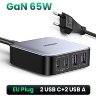 UGREEN 65W GaN Charger Desktop Laptop Fast Charger EU/UK Plug 4 in 1 Adapter 2C2A For iPhone 14 13 1