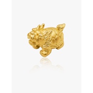 999 Gold DragonTurtle Charm