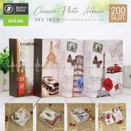 Photo Album Size 3r Classic Motif (3x5 Inch) 200 Photo Album Slots