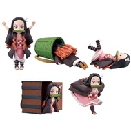 5pcs Anime Figure Demon Slayer Kimetsu No Yaiba WCF Kamado Nezuko Cute Toys for Kids Collectible Mod