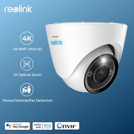 Reolink 4K 8MP Outdoor Turret IP POE Camera 3X Optical Zoom with Spotlight RLC-833A