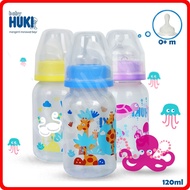 BOTOL HUKI 120ML | BOTOL SUSU BAYI BPA FREE BOTOL SUSU KECIL HUKI BOTTLE BABY HUKI SNI