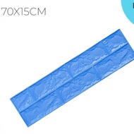 Wallpaper 3D list Foam Border - bata biru