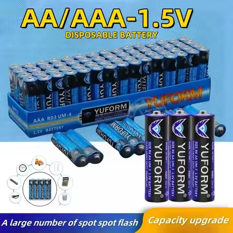 AA Battery 1.5V AAA Disposable Alkaline Dry Battery for LED Light Toys Mp3 CameraFlashShaverCDPlayer