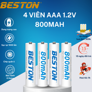 Bộ Sạc 4 pin AA /AAA Beston C9023L sạc nhanhtự ngắt đèn báo thông minh dùng cho micro remote