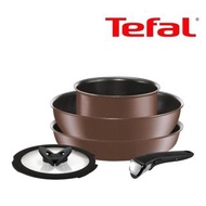 聖誕禮物之選 正品 法國 特福Tefal ingenio 28cm深炒鍋 煎煱 靈巧疊疊鑊易潔廚具5件套