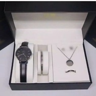 Danielwellington JAM TANGAN WANITA DW PREMIUM PETITE PASIR RANTAI STAINLESS PAKET 1 SET FREE BOX & P